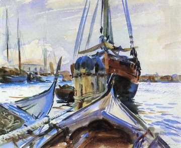 ジョン・シンガー・サージェント Painting - ヴェネツィアのボート ジョン・シンガー・サージェント
